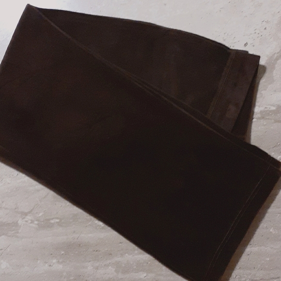 Pants Velour Y2K Chocolate Brown  Straight Leg  by Style & Co.   Medium - Picture 1 of 4